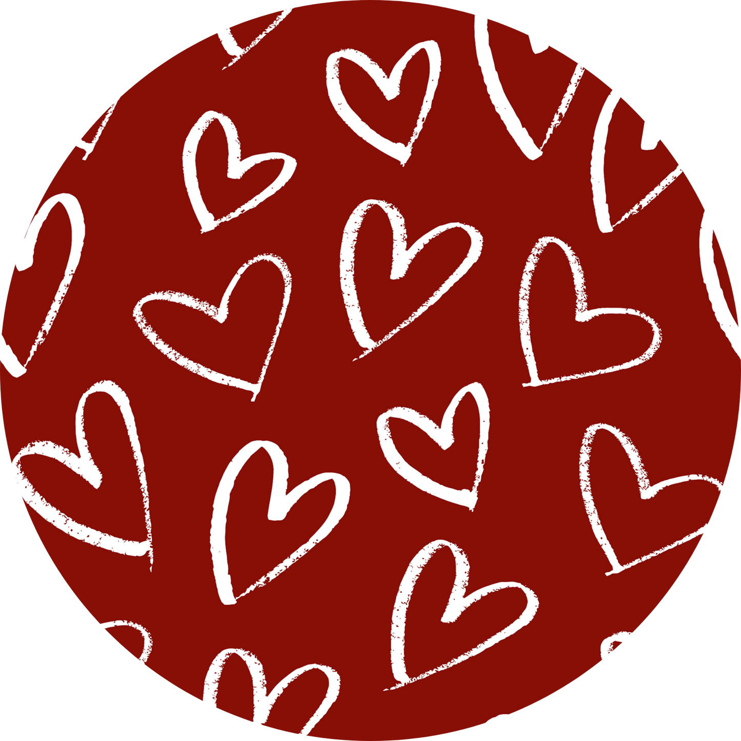 White Outline Hearts