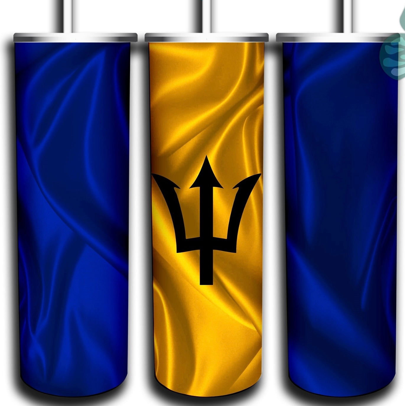 Barbados Flag 20 oz Tumblers