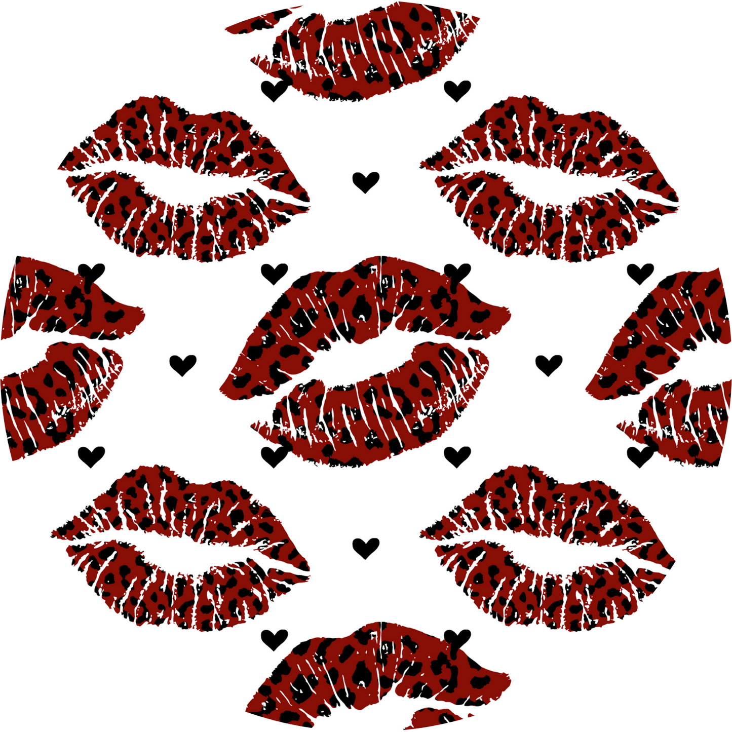 Red Lips Coaster