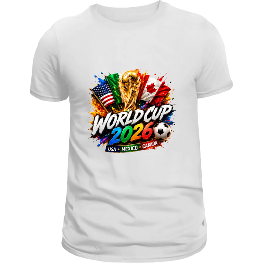 World Cup 2026 Flags T-Shirt | USA • Mexico • Canada