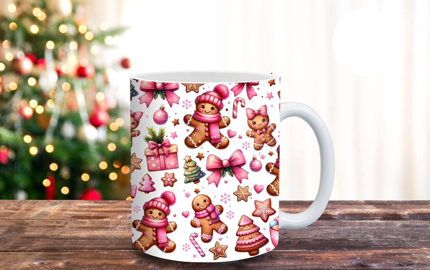 Gingerbread and Christmas Tree - 11oz Mug