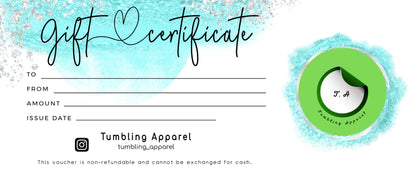 Christmas Gift Certificates