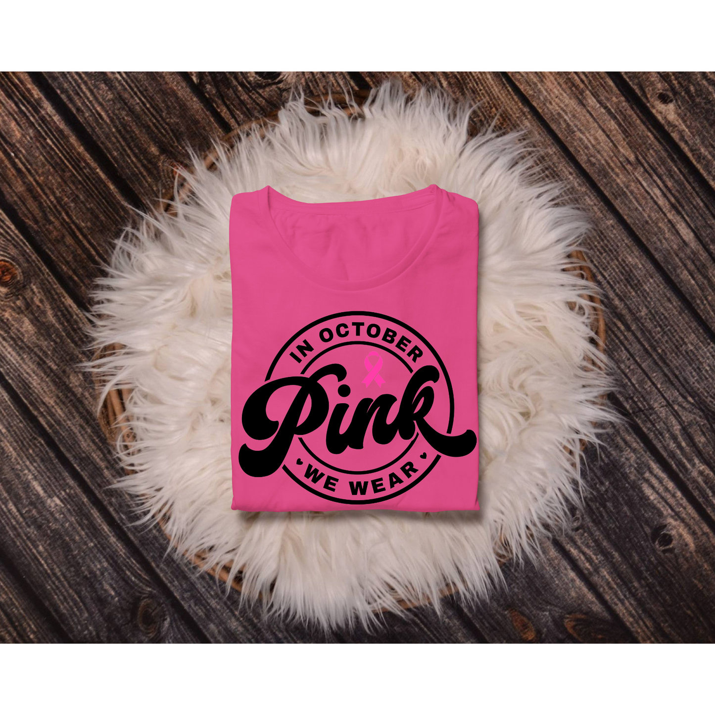 October Pink Awareness Tee - Black