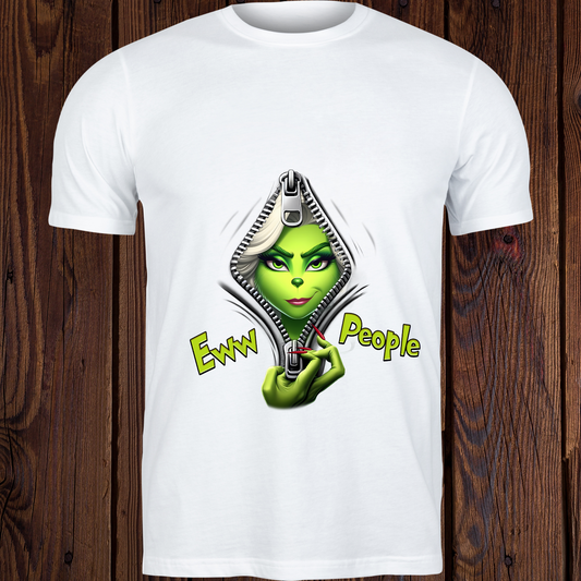 Girl Grinch Ew People - Adult