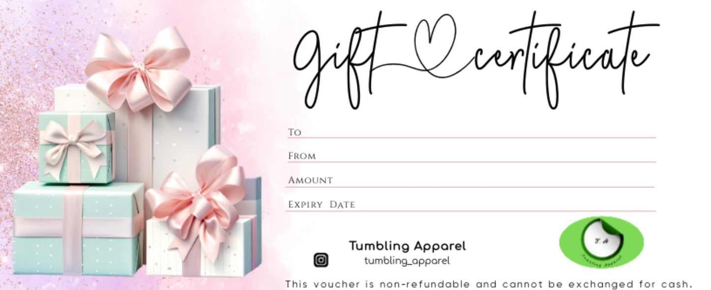 Christmas Gift Certificates