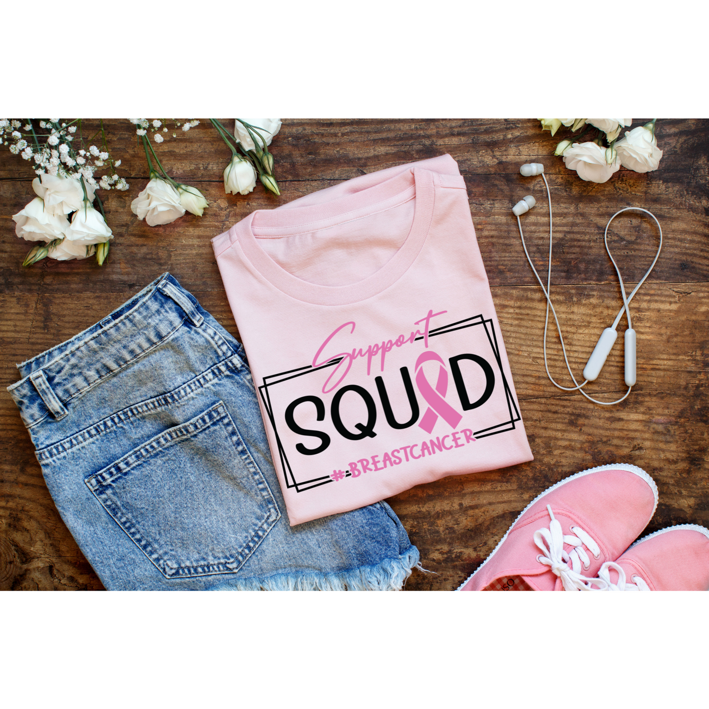 Support Squad Awareness Tee - Black