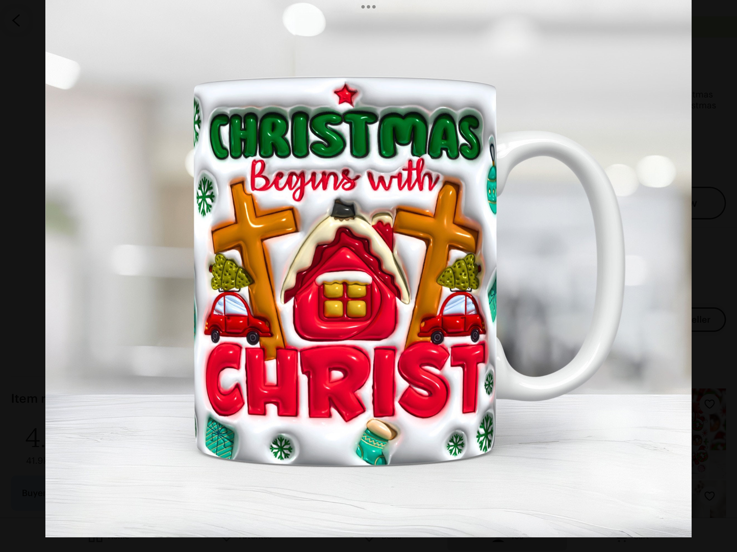 Christmas Begins with Christ - 11oz