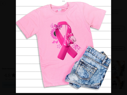 Pink Ribbon Awareness T-shirt