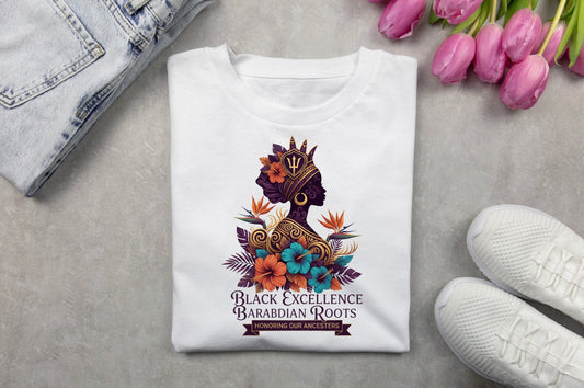 Black Excellence Barbadian Roots T-Shirt