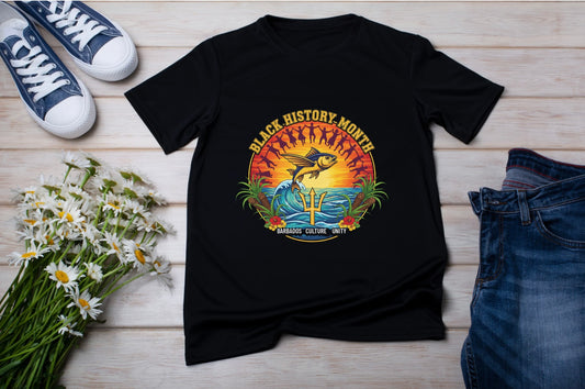 Black History Month Barbadian Heritage Pride T-Shirt