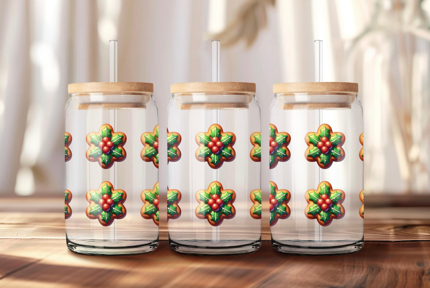 16 oz Cookie Libbey Glass Can