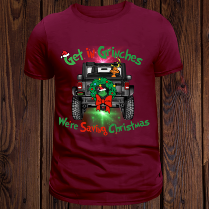 Get in Grinches, We're Saving Christmas"