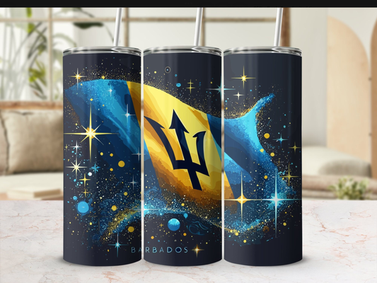 Barbados-Themed 20 oz Tumblers