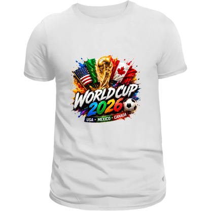 World Cup 2026 Flags T-Shirt | USA • Mexico • Canada