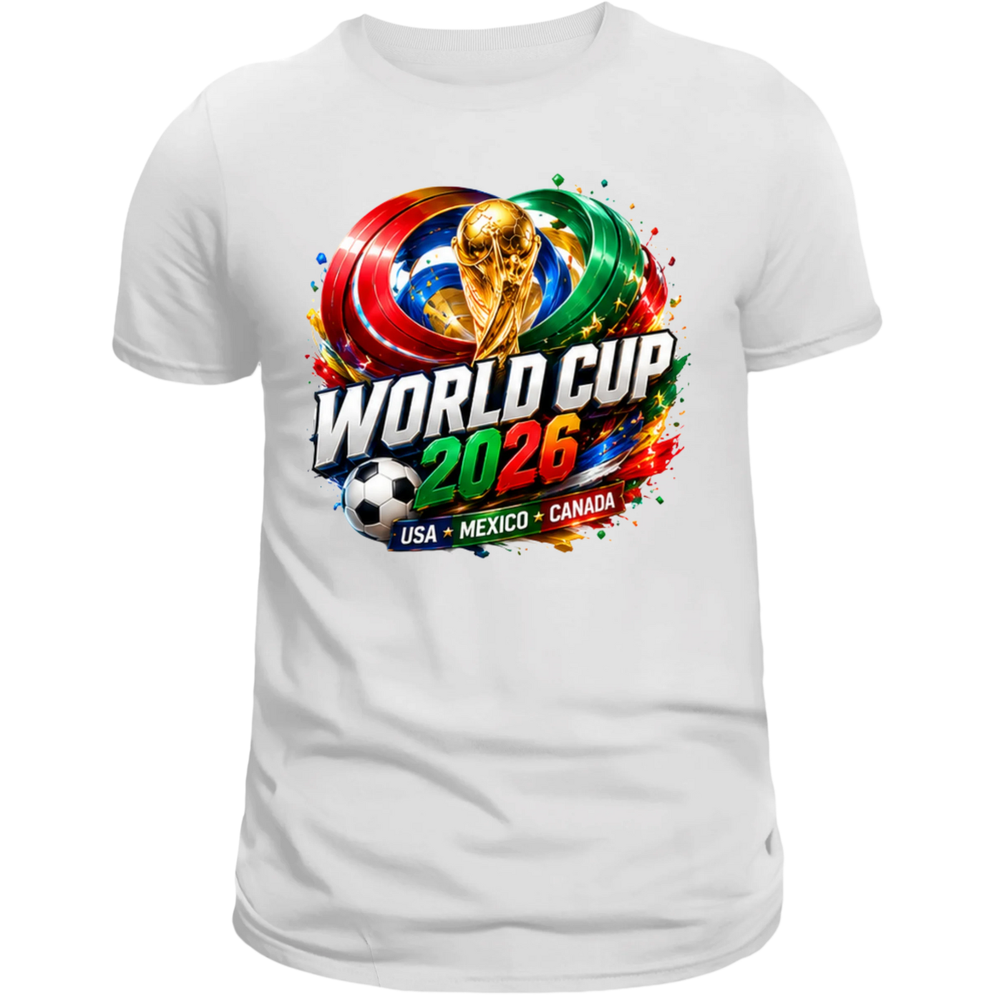 World Cup 2026 Splash Art T-Shirt | USA • Mexico • Canada