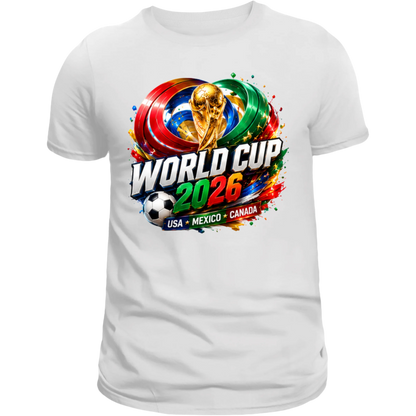 World Cup 2026 Splash Art T-Shirt | USA • Mexico • Canada