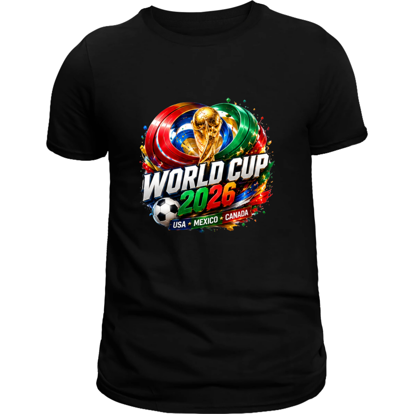 World Cup 2026 Splash Art T-Shirt | USA • Mexico • Canada