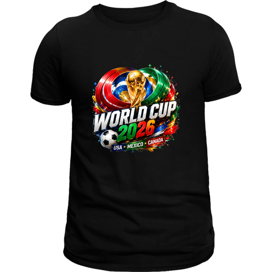World Cup 2026 Splash Art T-Shirt | USA • Mexico • Canada