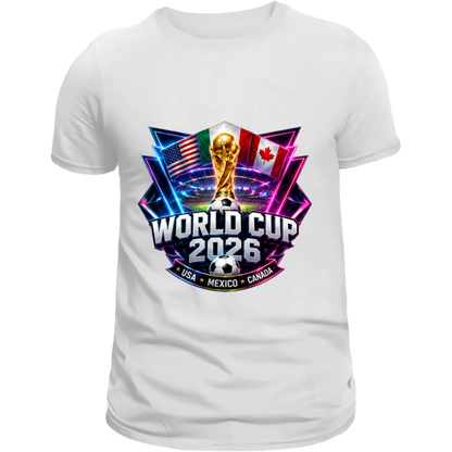 World Cup 2026 Neon Stadium T-Shirt | USA • Mexico • Canada